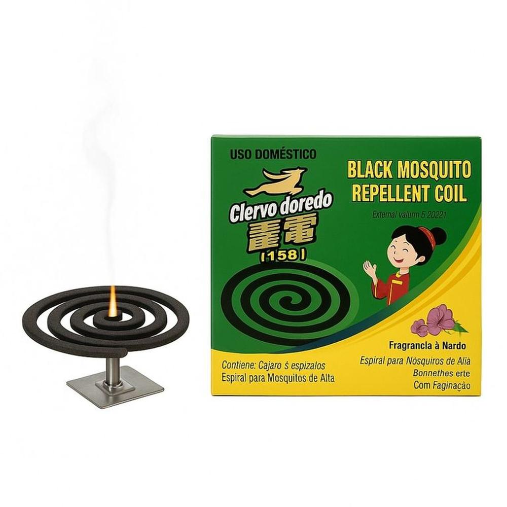 Espiral Aromático Anti Mosquitos Pack x5 Ciervo Dorado