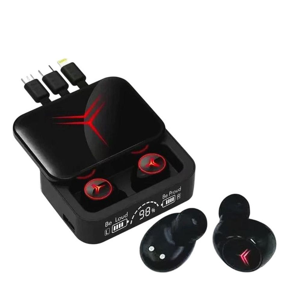 Audífonos Bluetooth Power Wireless Headphones M88 Plus Negro