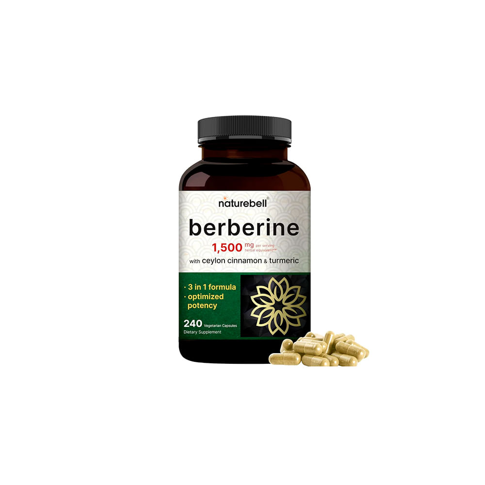 Naturebell Berberine 1500 mg 240 capsulas