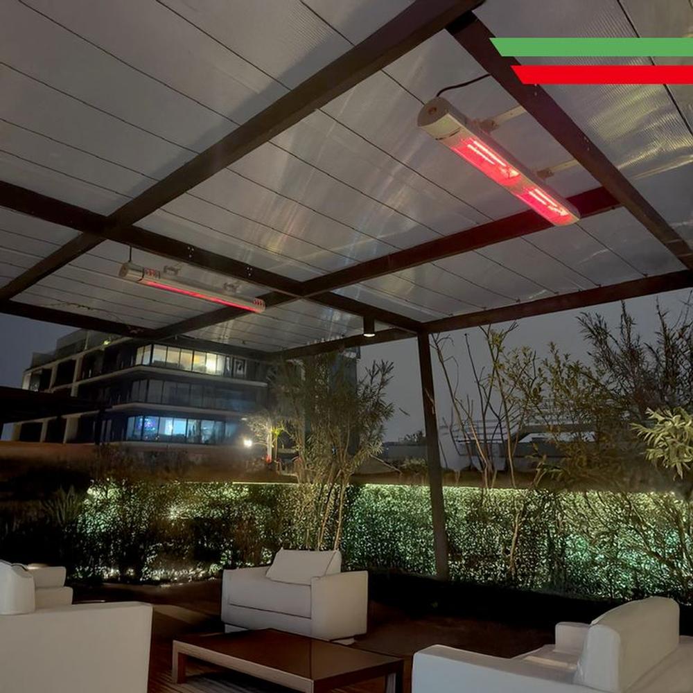 Estufa de pared c/ control remoto 3000 w