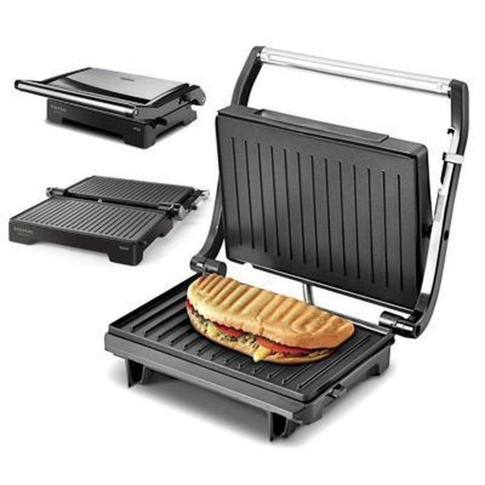 Mini grill 2 en 1 Taurus grill + plancha de asar 180°