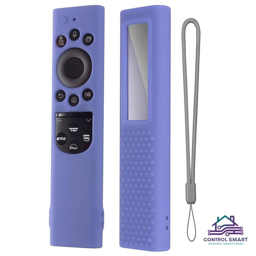 Funda Protector De Control Samsung Qled Solar 2021- 2022 – Lila