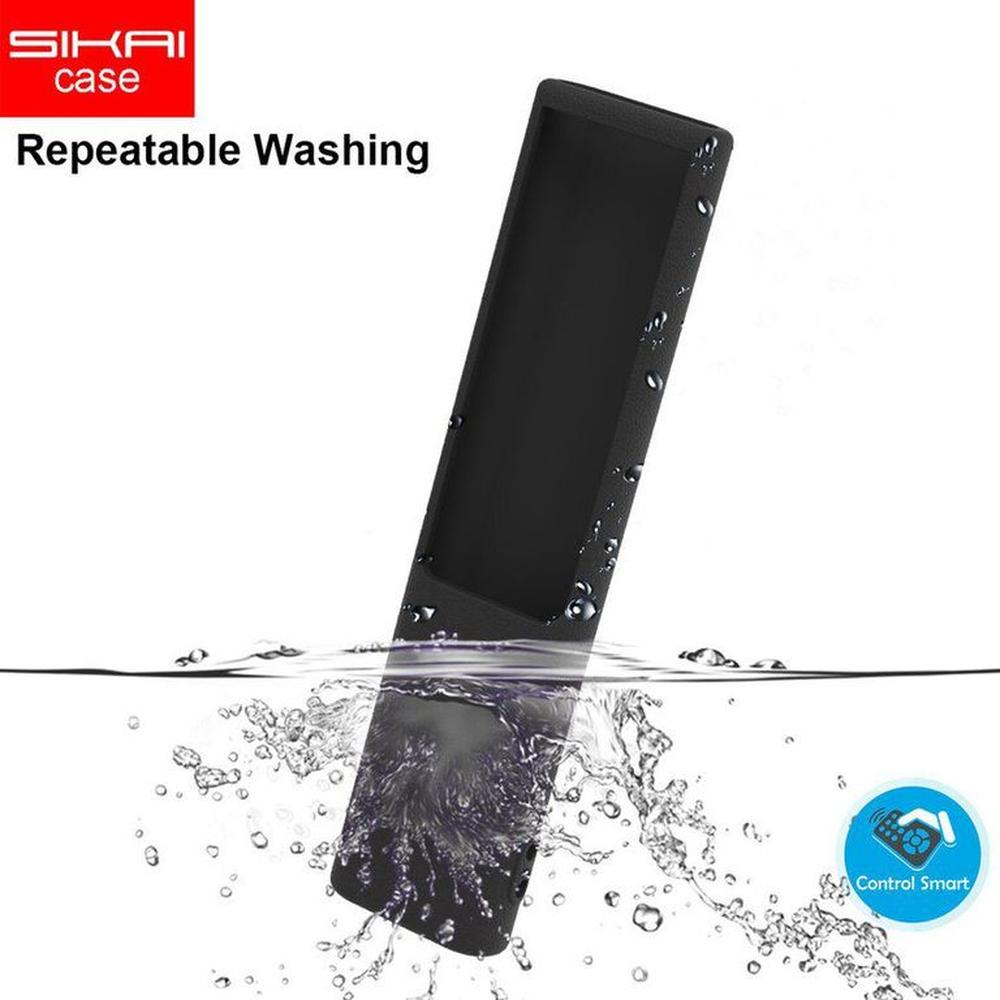 Funda Protector De Silicona Control Samsung Qled - Negro