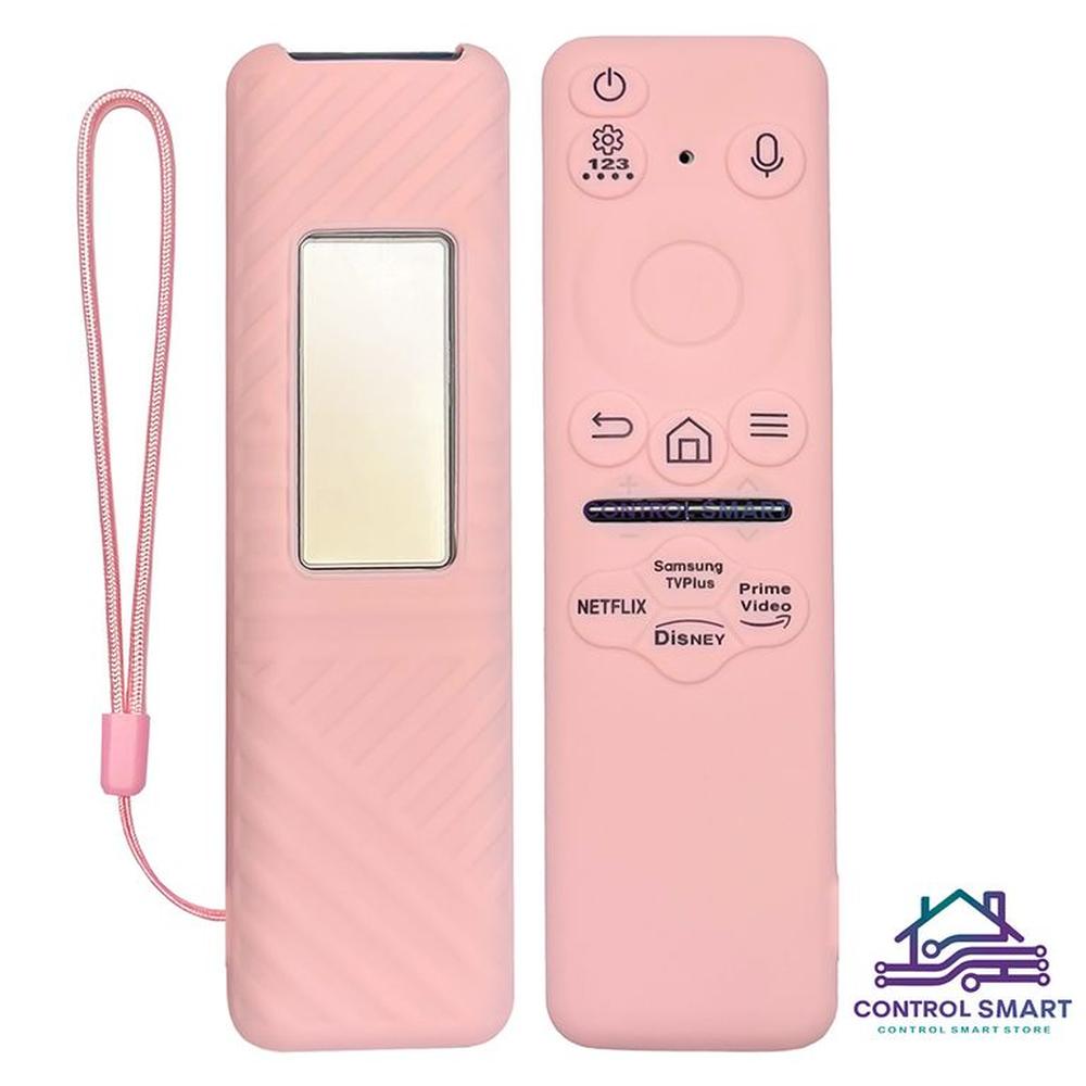 Funda Cerrada Para Control Samsung Solar Smart Tv Modelo 2023 – Rosa