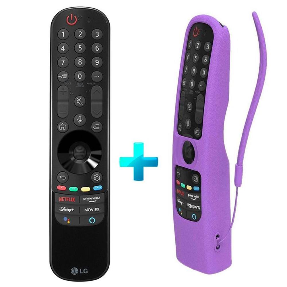 Control LG Magic Remote MR22GN Funda Morada