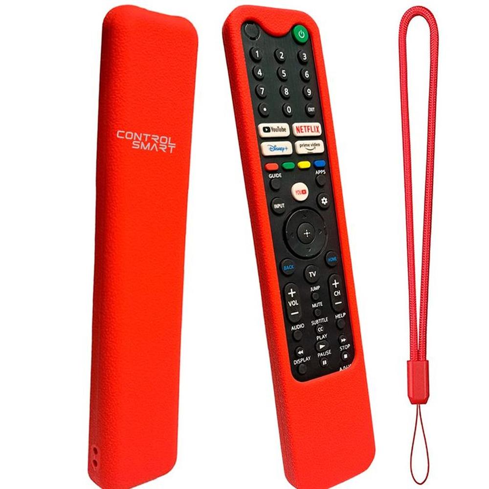 Funda Protectora Para Control Remoto Sony Bravia Smart Tv  Rojo