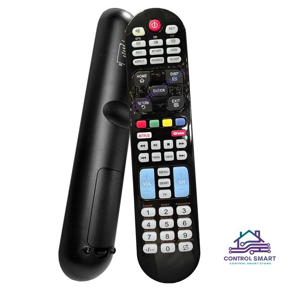 Control Universal CRC1107V - Compatible Con Todos Los Televisores