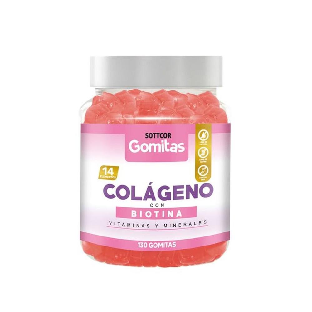 Gomitas Adultos Colágeno y Biotina 130 Gomitas - Sottcor