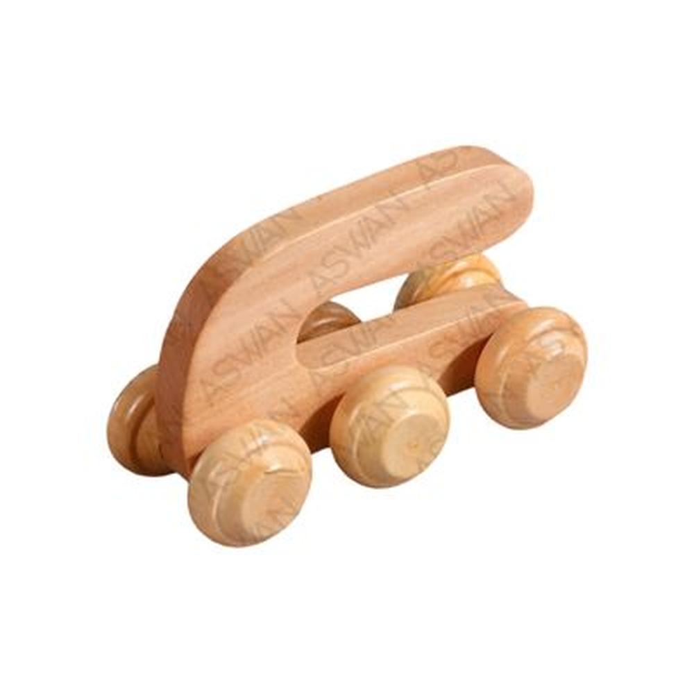 MASAJEADOR DE MADERA CARRO 6 RUEDAS CHICO