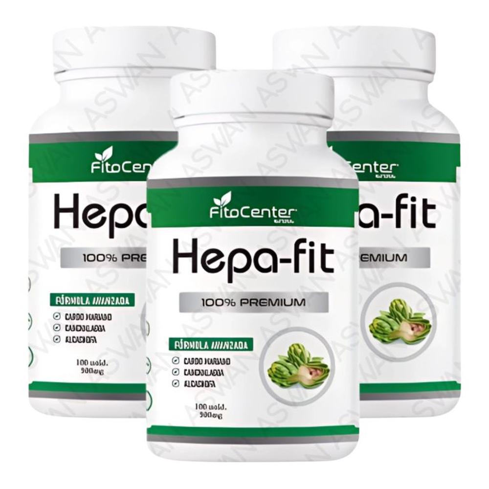 Pack de 3 Hepa-Fit Formula Avanzada   100 unidades  500mg
