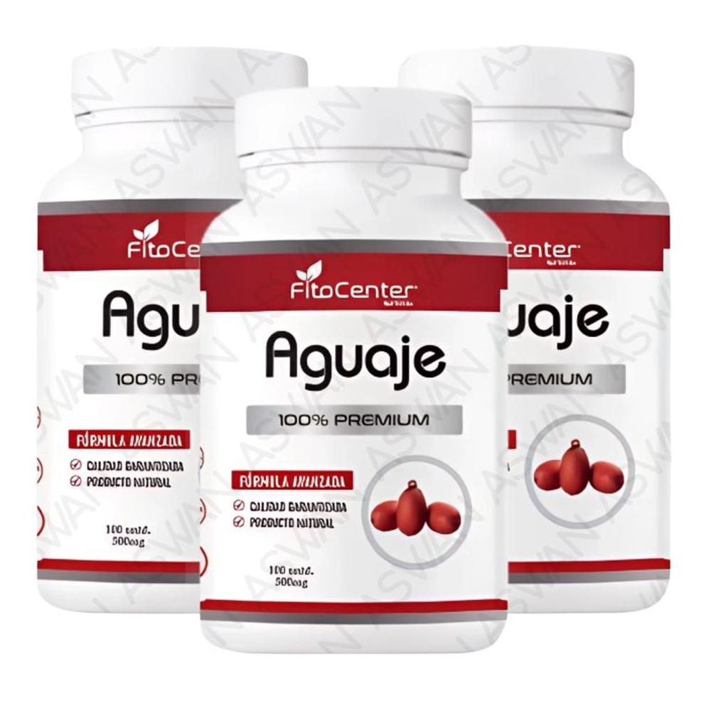 Pack de 3 Aguaje Formula Avanzada 100 unidades 500mg