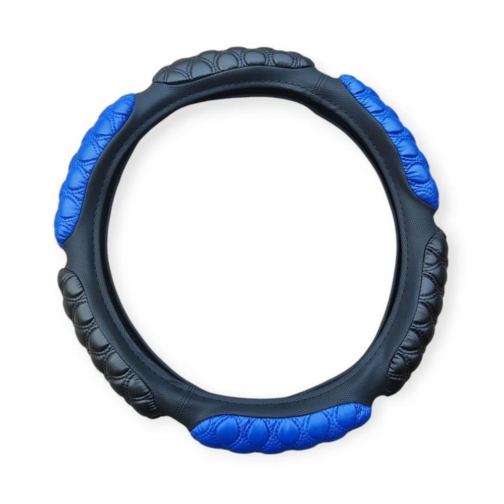 Cubre Volante De Cuerina Anti estresante Chinchón  Azul