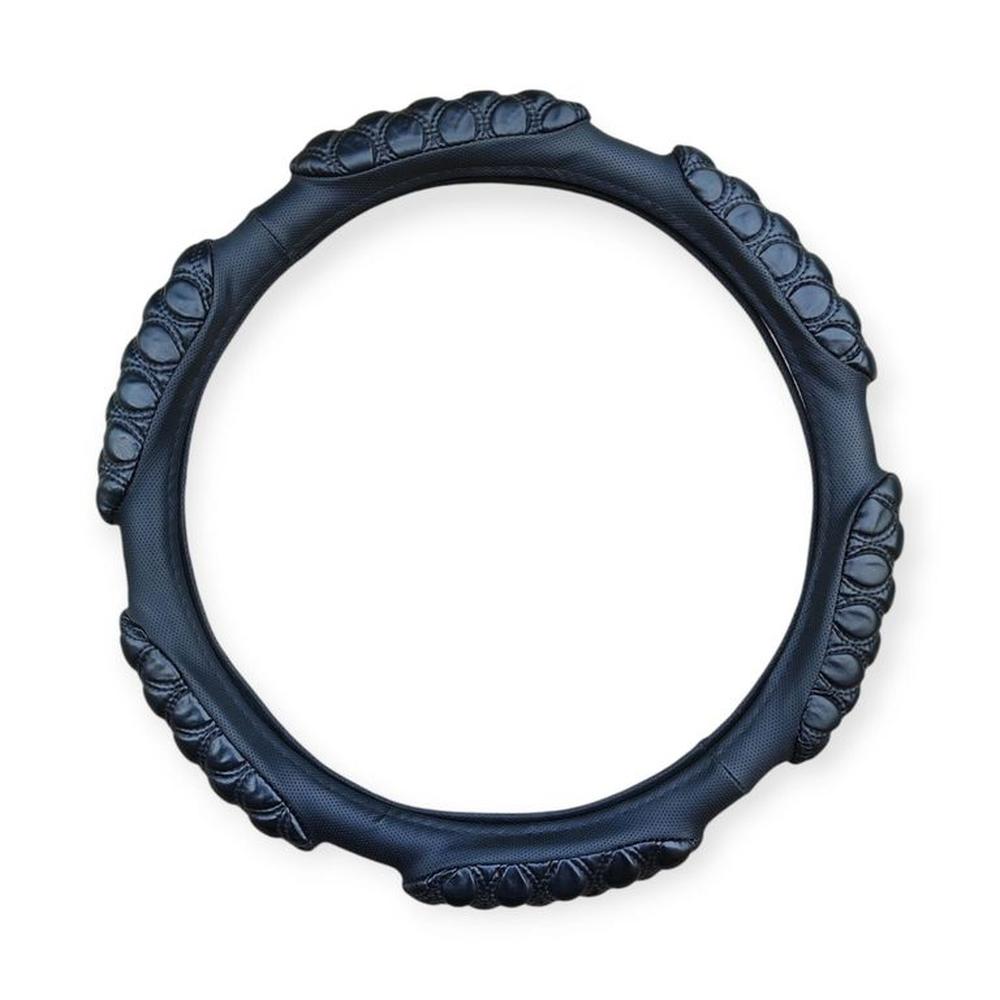 Cubre Volante De Cuerina Anti estresante Chinchón  Negro