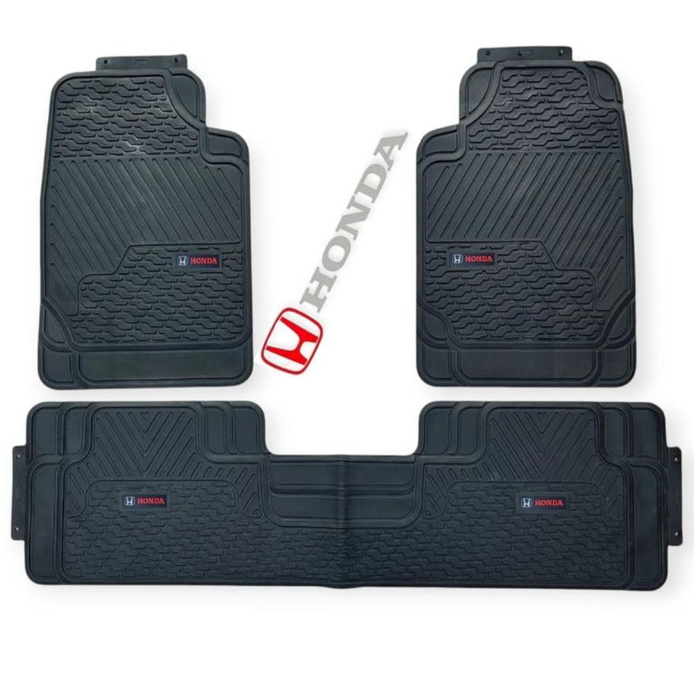 Piso De Jebe PVC Universal 3 Piezas Auto Camioneta Honda
