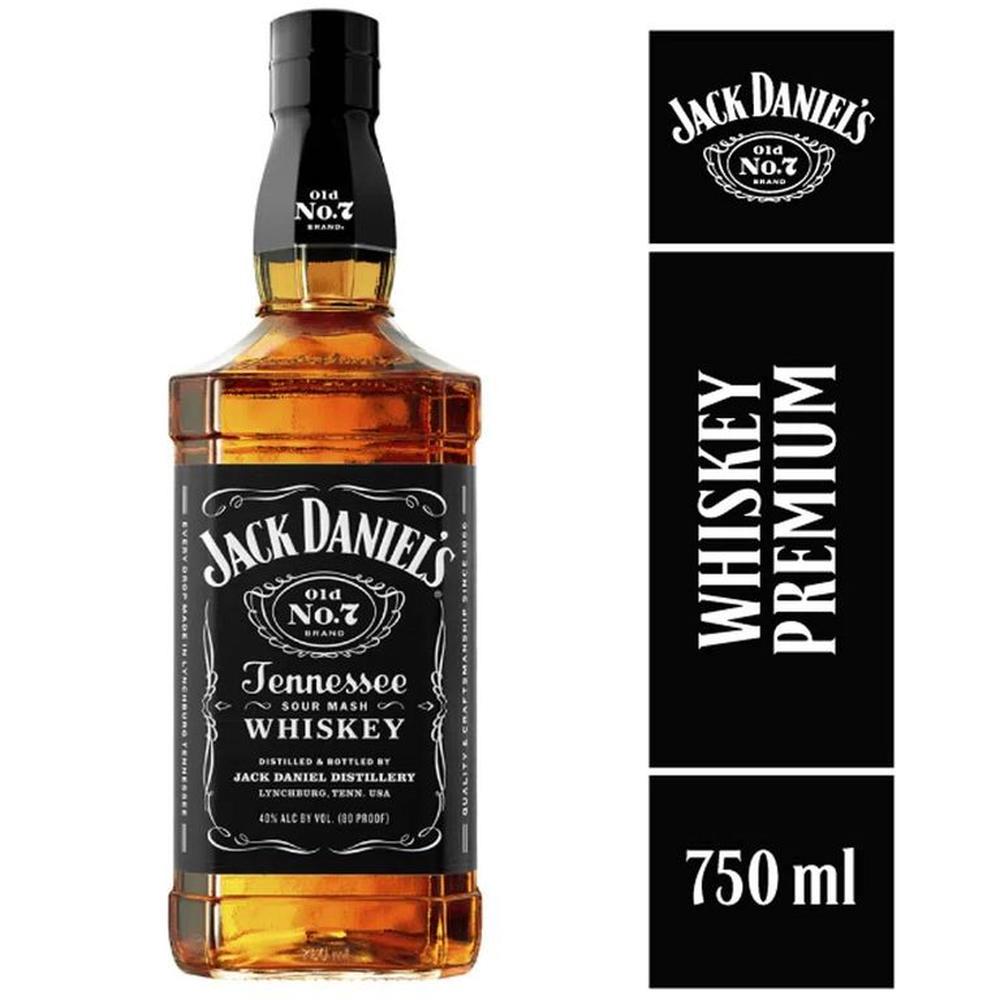 Whisky JACK DANIELS Old N°7 Botella 750ml