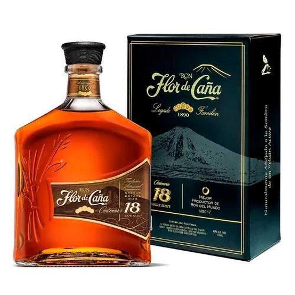 Ron FLOR DE CAÑA 18 años Botella 750ml
