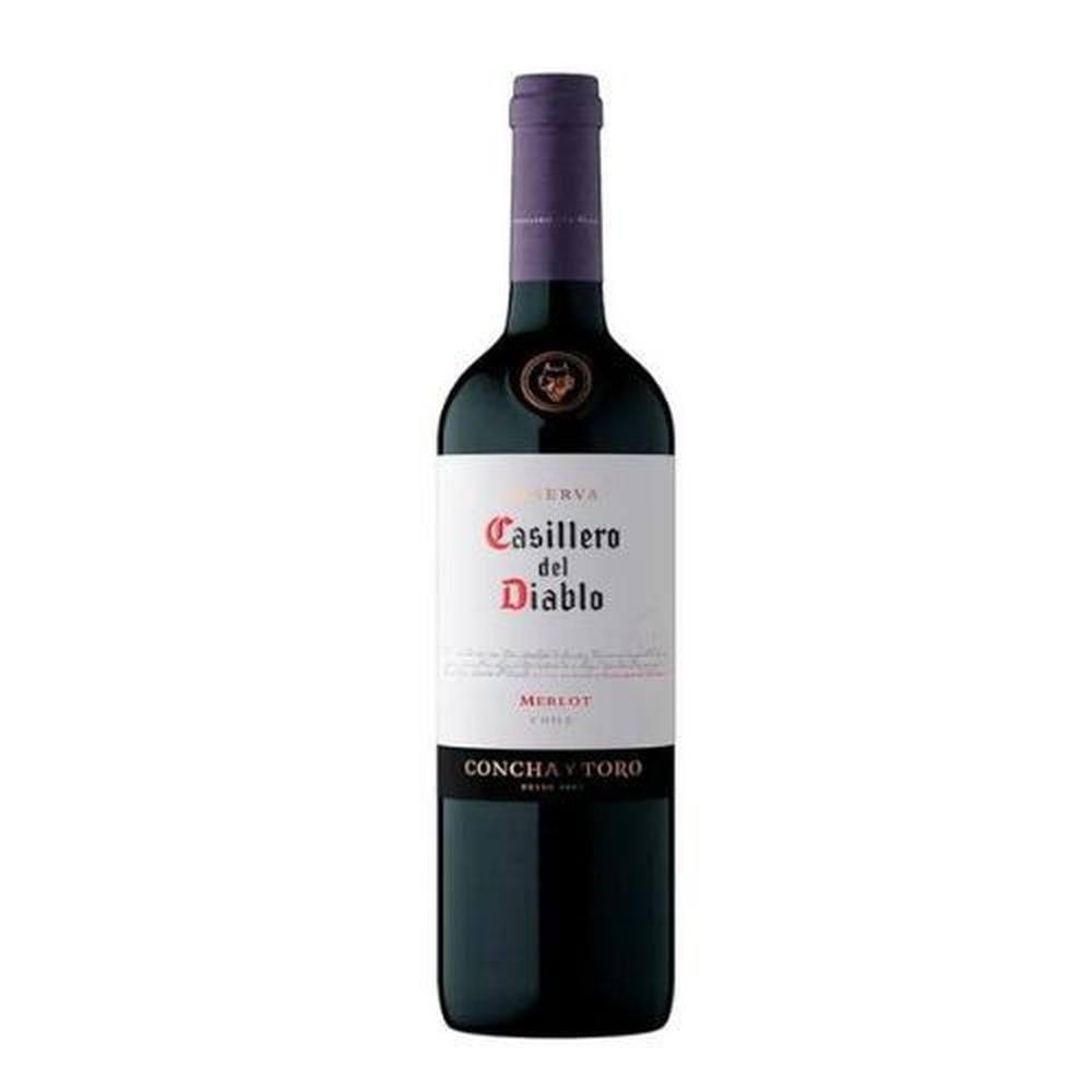 Vino CASILLERO DEL DIABLO Merlot Botella 750ml