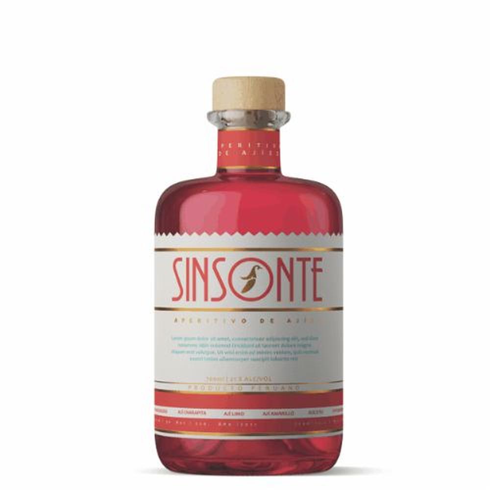 Licor SINSONTE Aperitivo de Ajíes Botella 700 ml