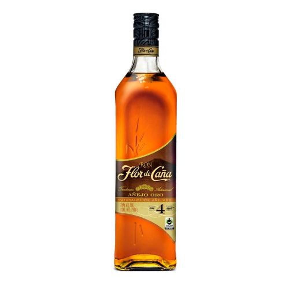 Ron FLOR DE CAÑA 4 años Botella 750ml