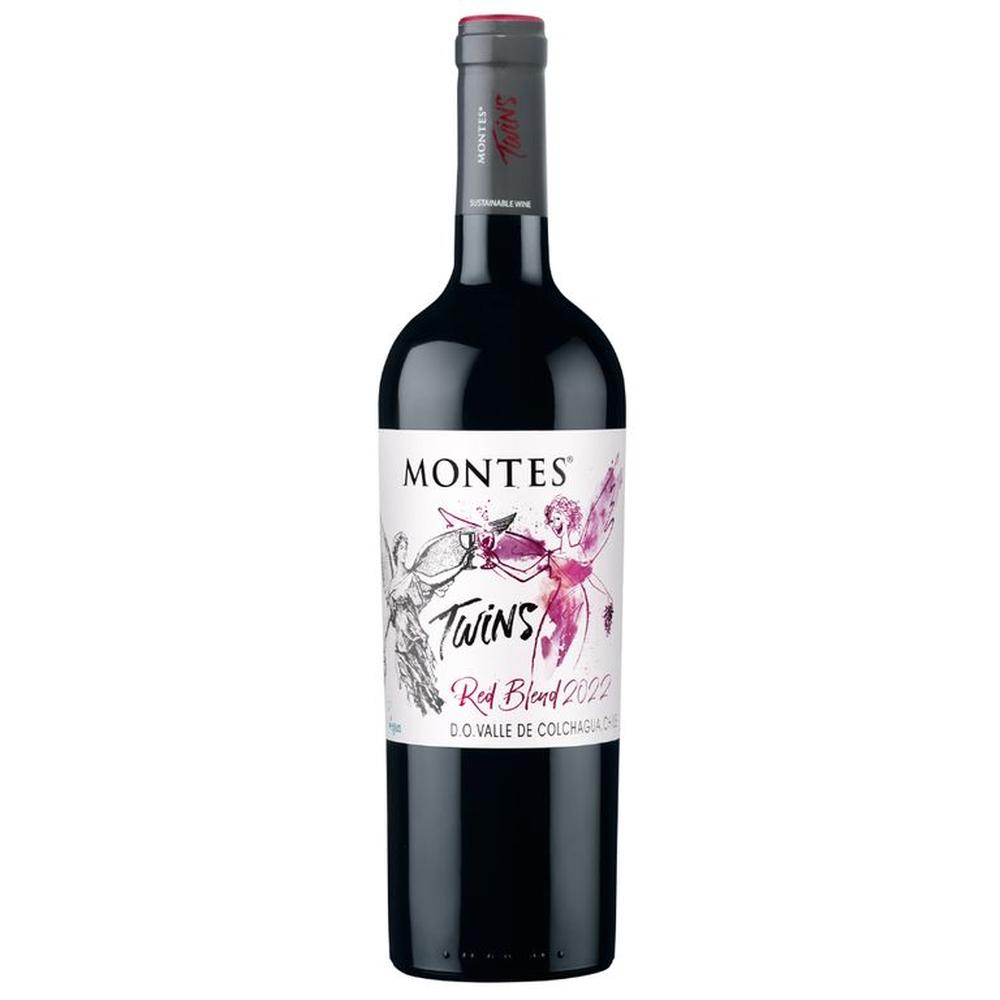 Vino MONTES Twins Red Blend Botella 750 ml