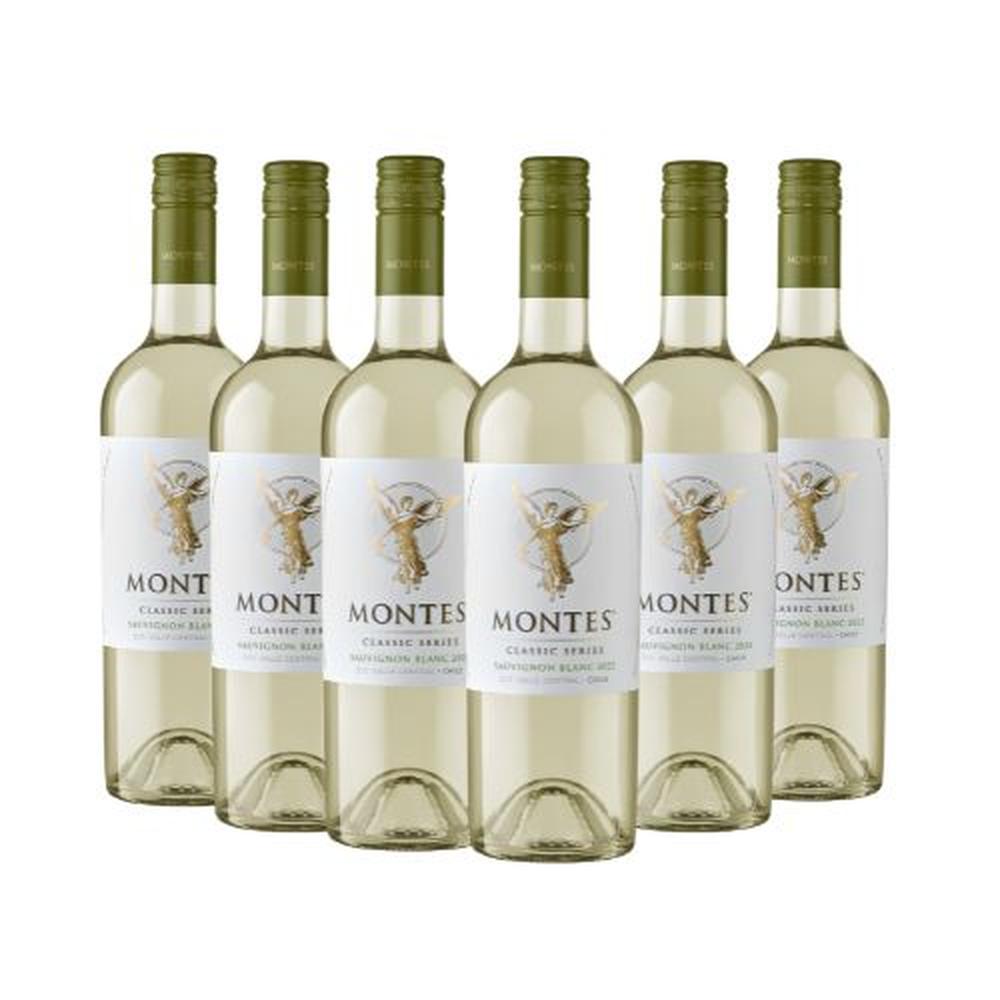 Pack x6 Vino MONTES Classic Sauvignon Blanc Botella 750ml
