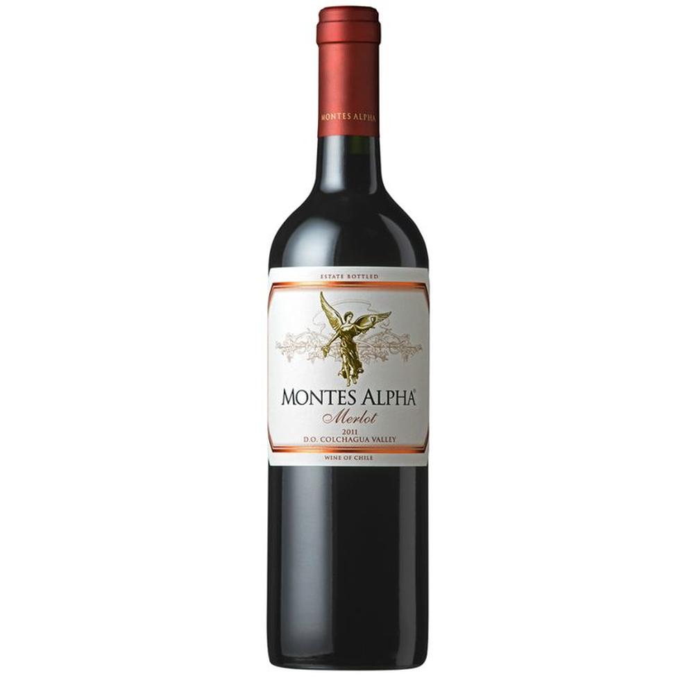 Vino MONTES Alpha Merlot Botella 750 ml