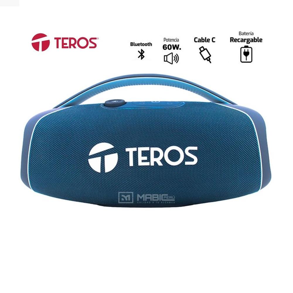 PARLANTE TE-6045B COLOR AZUL 60 WATTS