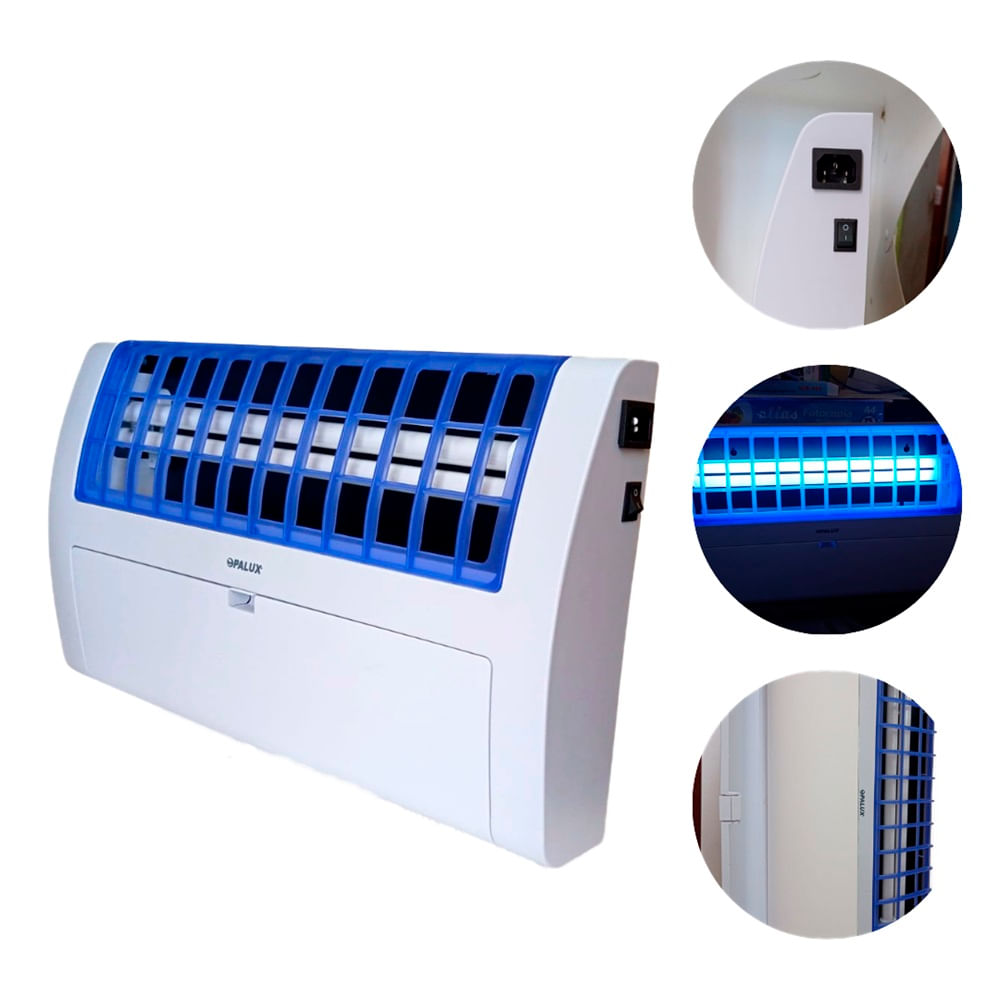 Insectocaptor Adhesivo Mata Mosquitos, Moscas 36W 150m² Opalux/OP-36
