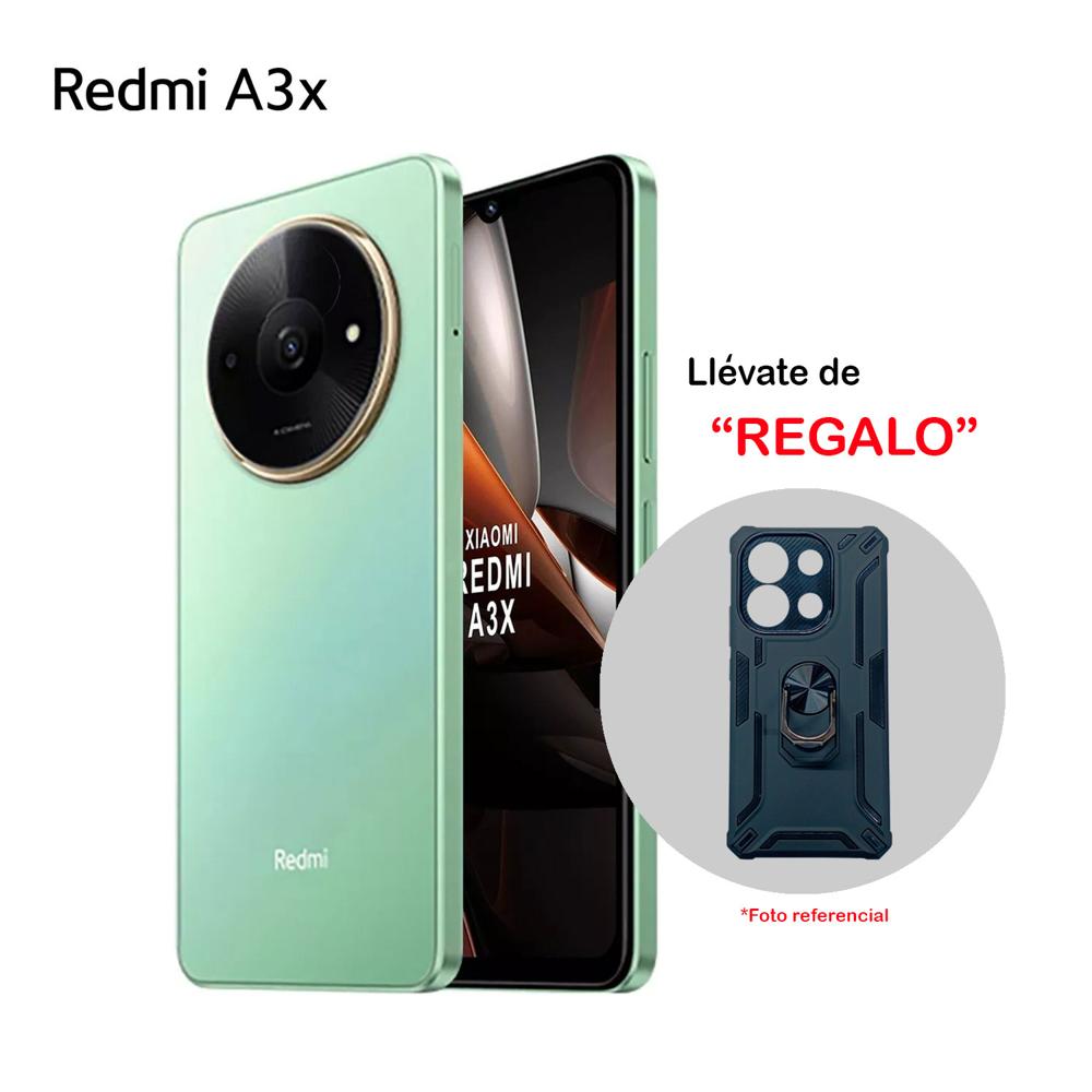 Celular Redmi A3X 4GB RAM 128GB Verde Aurora + Estuche Ranger de regalo