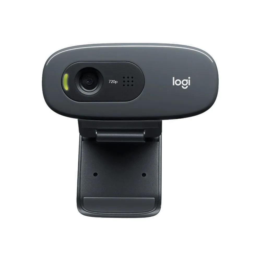 Webcam Logitech C270 HD 720p con Vídeo Clara, Enfoque Automático y Audio Integrado - Ideal para Vid