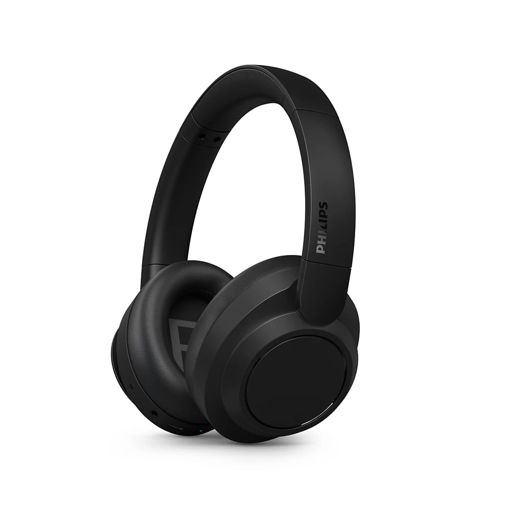 Audífonos Philips TAH6509BK con Micrófono, Bluetooth, 70h de Autonomía y ANC - Plegables, Color Neg