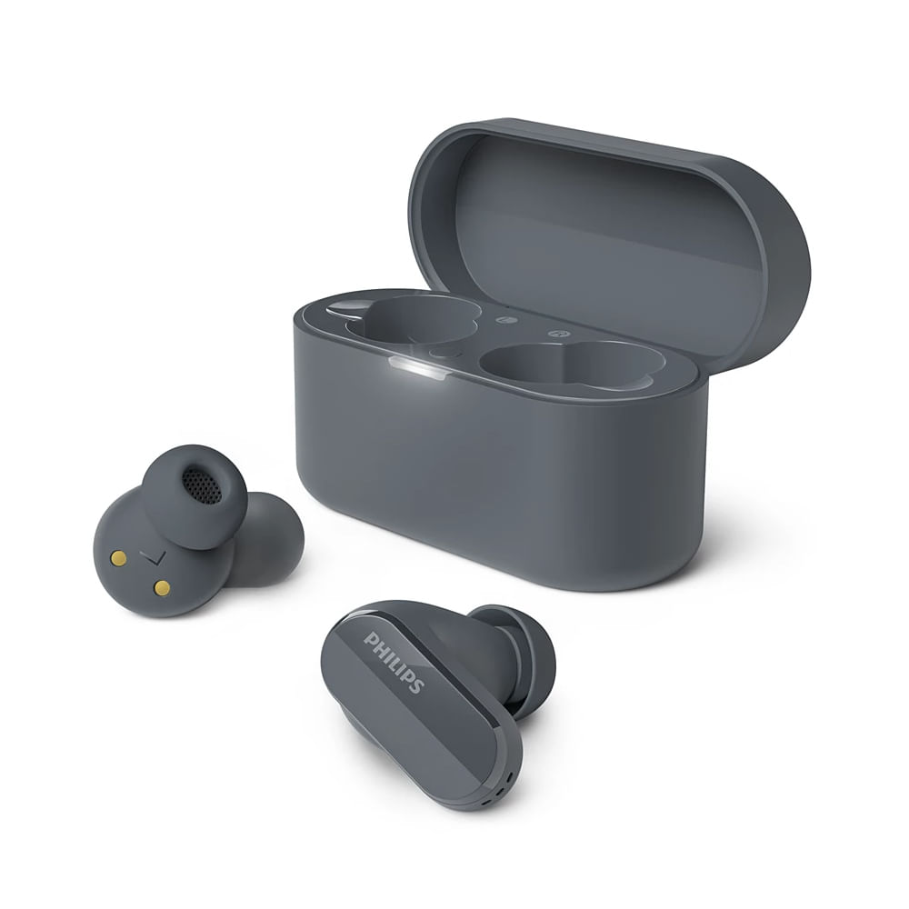 Audífonos Philips TAT3508BK Inalámbricos Bluetooth IPX4, 21h Autonomía, Con Micrófono, Color Negro