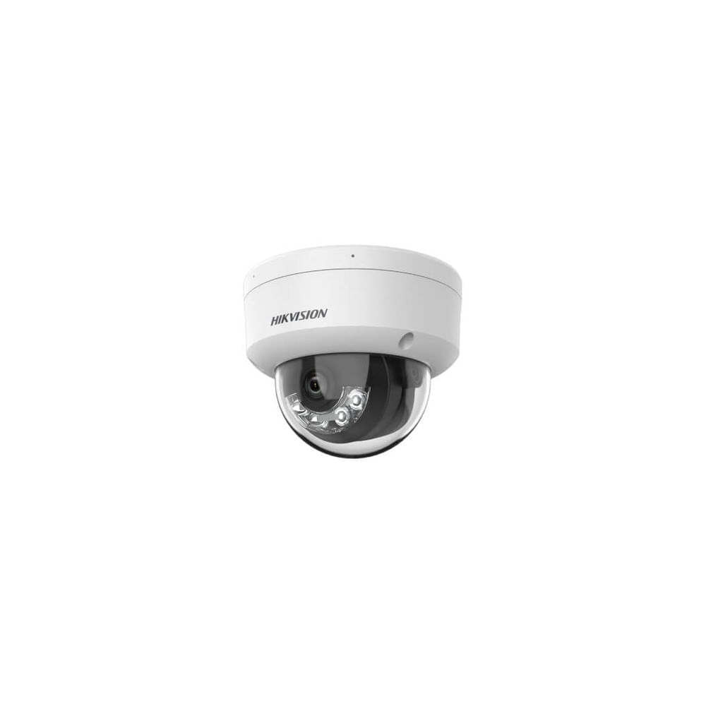 Cámara Domo IP HIKVISION 2MP AcuSense con Iluminación Híbrida 2.8mm y Visión Nocturna IR 30m