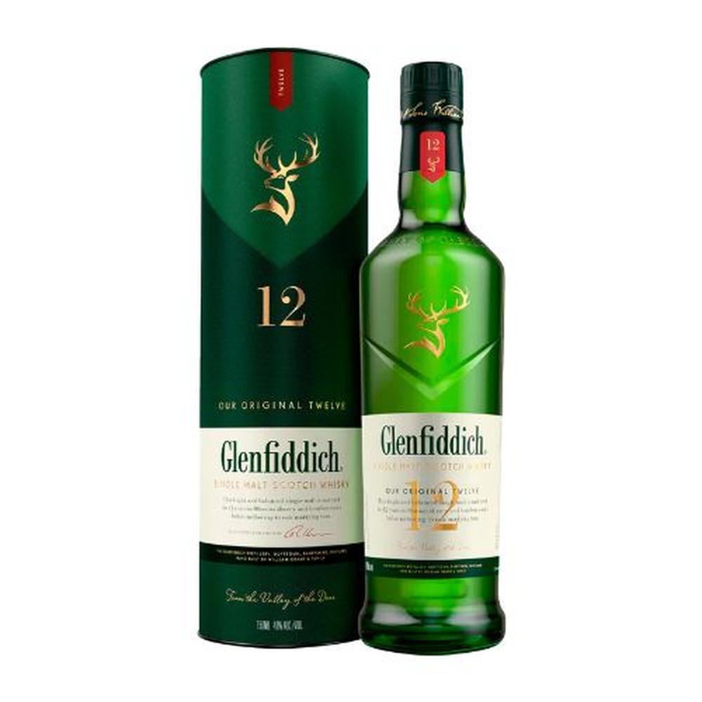 Whisky GLENFIDDICH 12 años Botella 750ml
