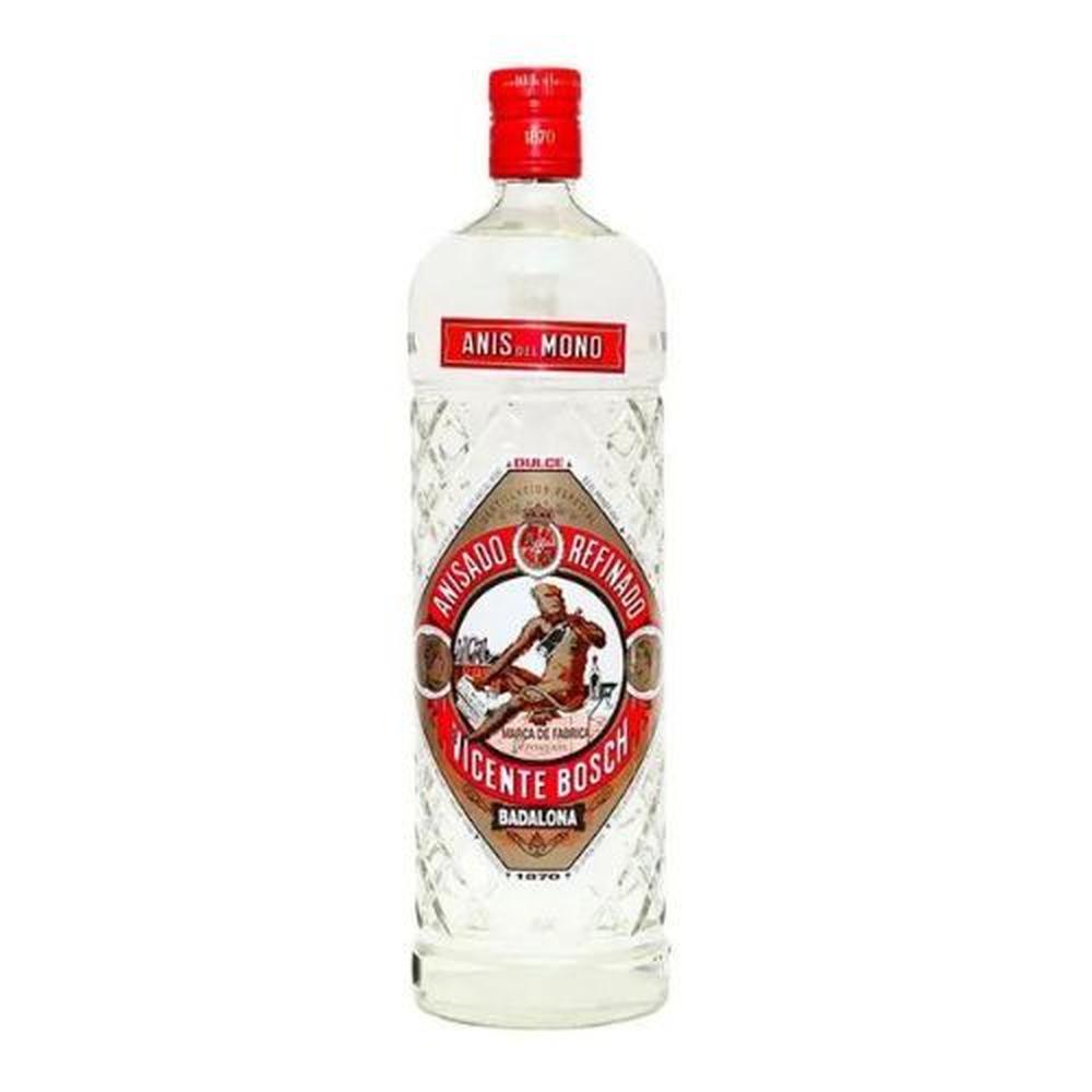 Licor Anisado ANIS DEL MONO Rojo Dulce Botella 1L