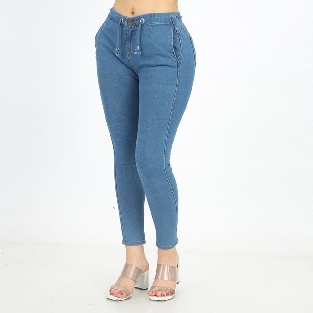 Pantalón Jeans Celeste Mujer Arizona