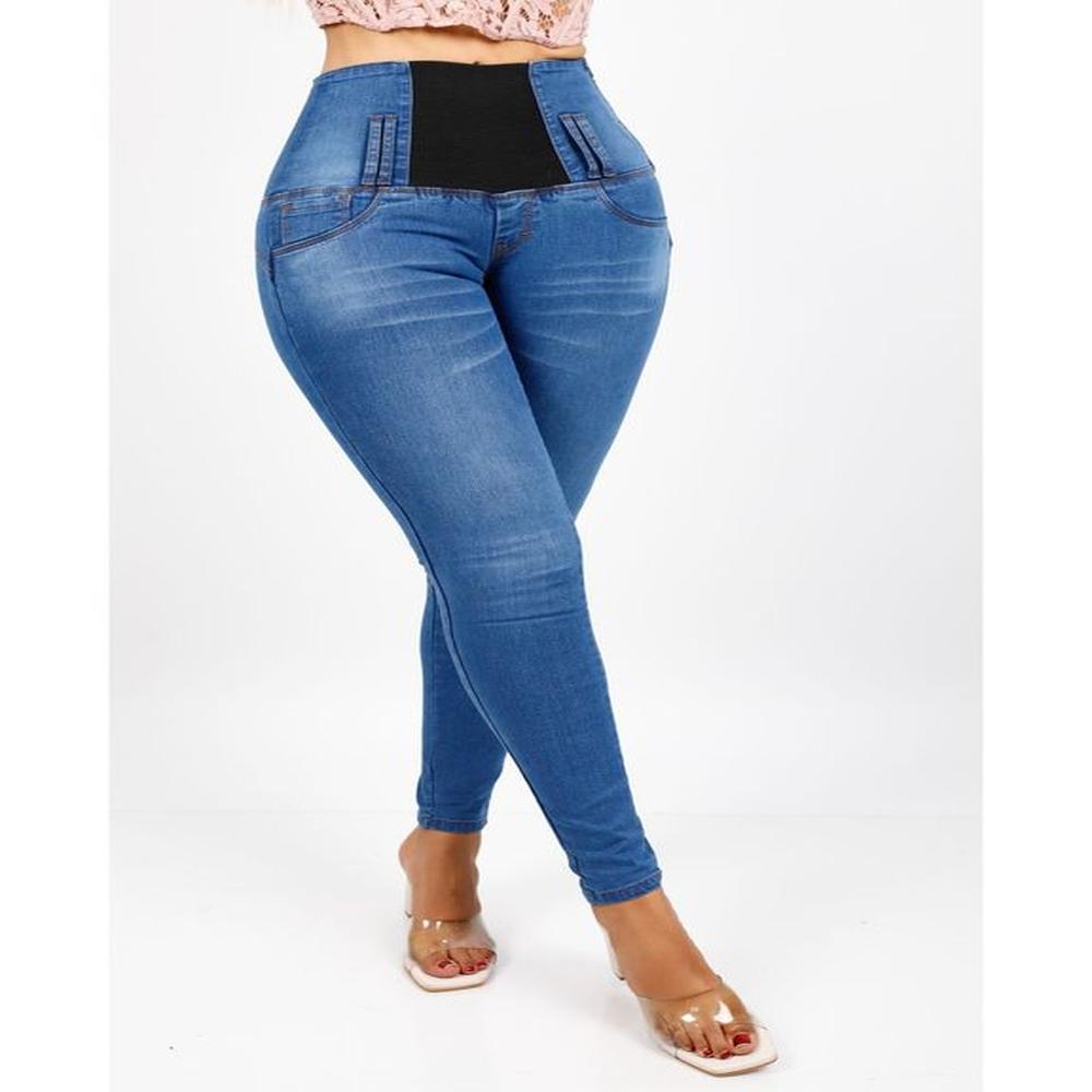 Pantalón Jeans Mujer Faja Interna