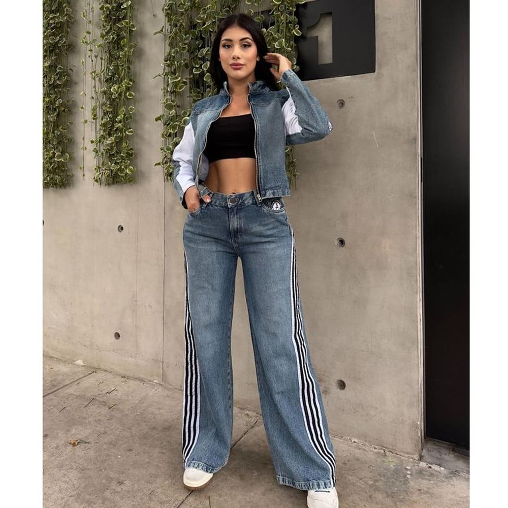 Pantalón Jean Straight Mujer Hard