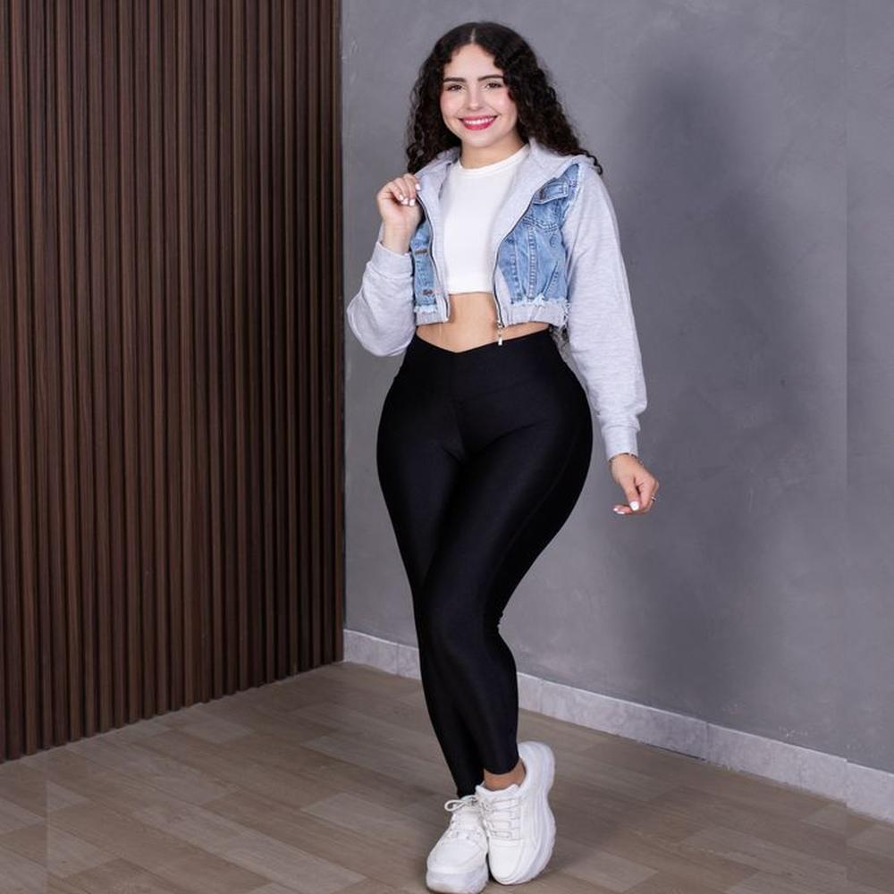 Casaca Jeans Mujer Mangas Largas.