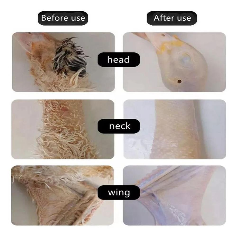 DESPLUMADOR INALÁMBRICO PELADOR RECARGABLE AVES PAVOS POLLOS GALLINAS