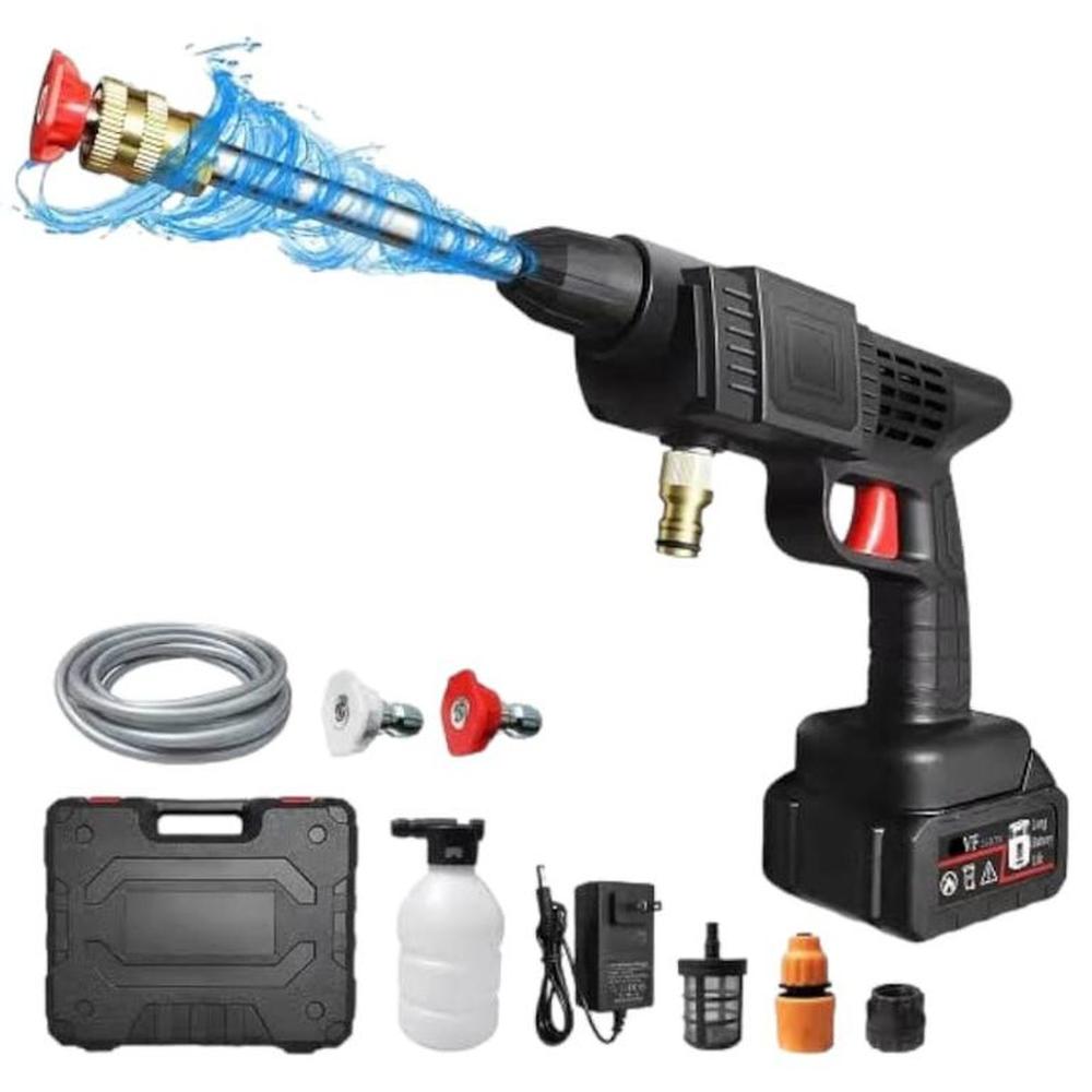Pistola Hidrolavadora Presión Inalámbrico Portátil Hidrojet
