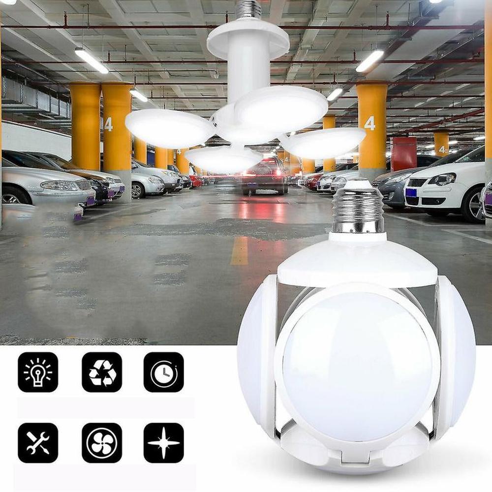 Lampara LED Plegable de Techo Bombillo de 40Watts Luz Blanca