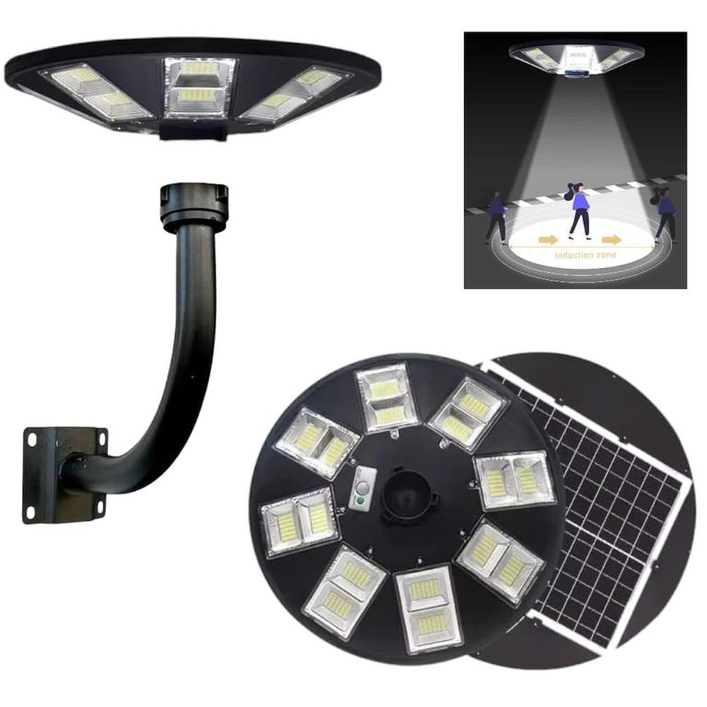 Reflector LED Solar con Panel Solar Recargables 400W Jardin - Oechsle