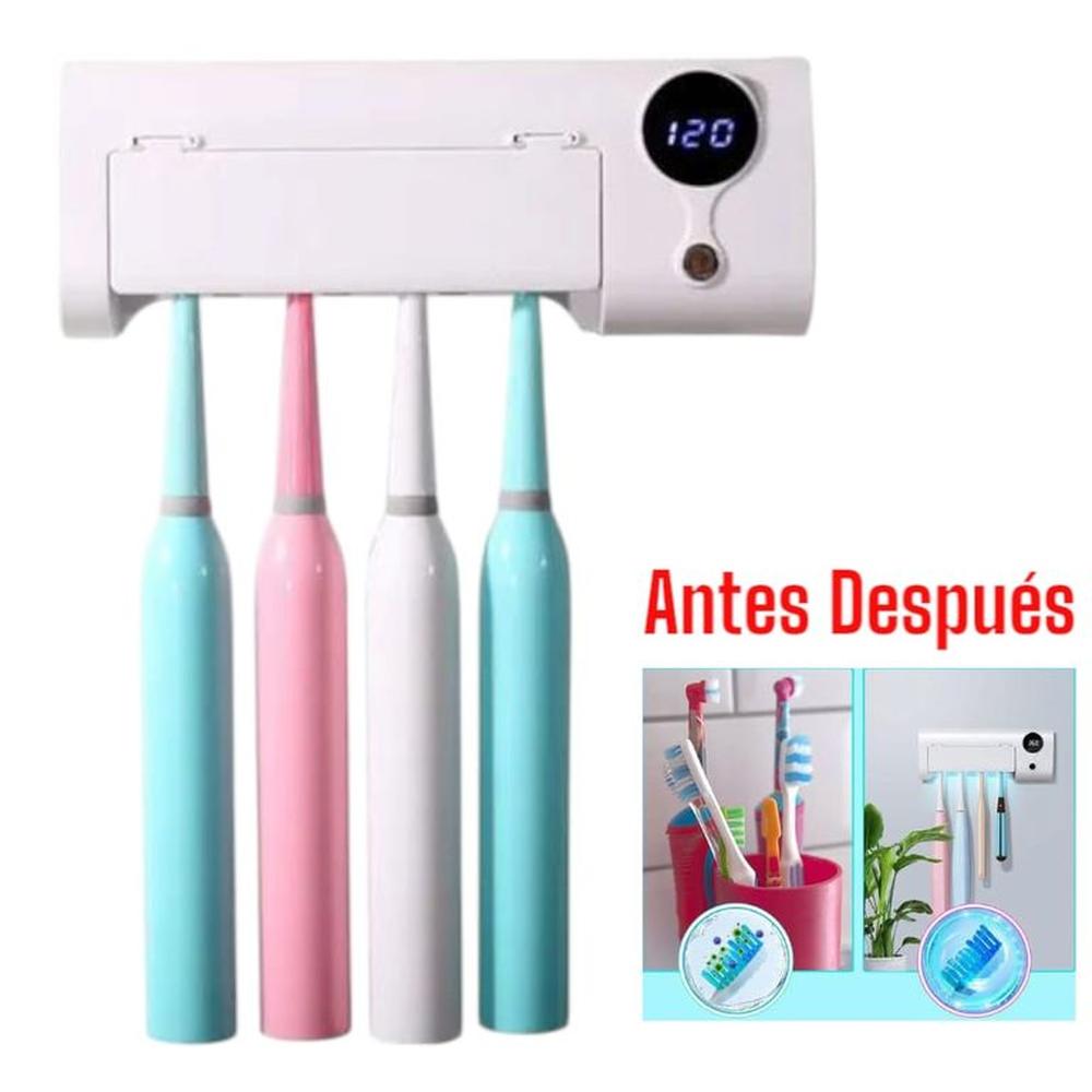 Sanitizador Ultravioleta de 4 Cepillos Dentales con Tecnología UV