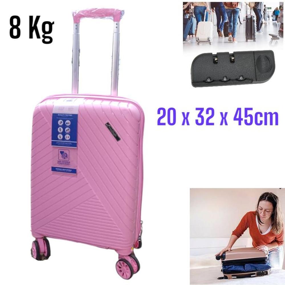 Maleta Carry On 10kg con Clave de Seguridad y Ruedas 20x32x45cm
