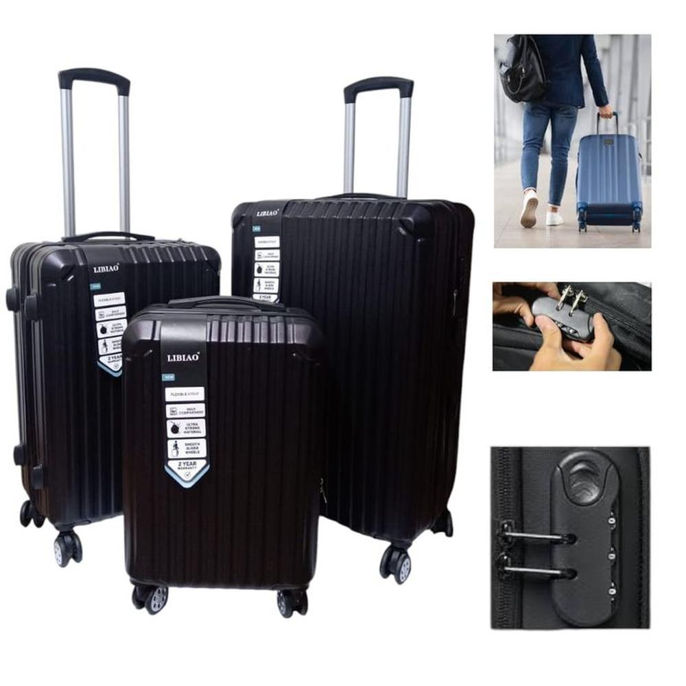 Juego de 3 Maletas de 20 24 28pulgadas para Turismo de Policarbonato