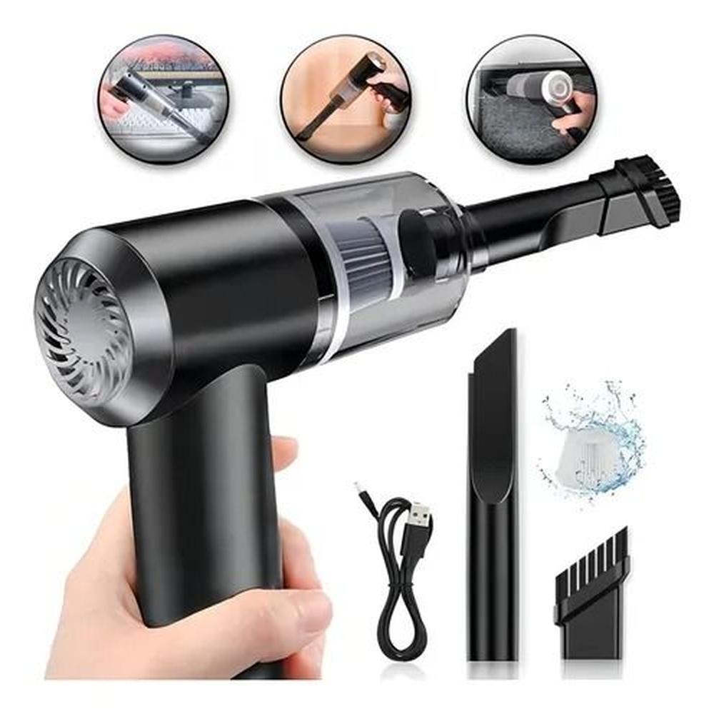 Aspiradora De Mano Portátil Recargable 2 en 1 Mini Aspirador