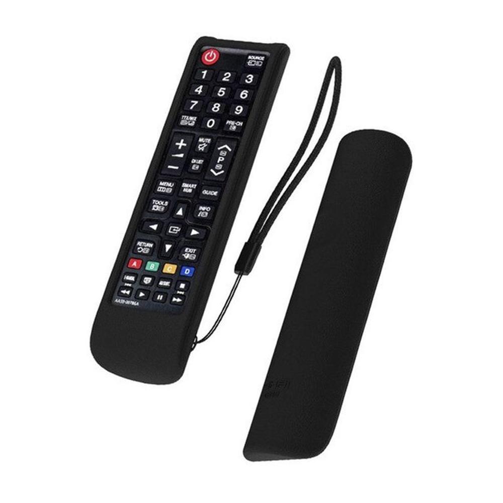 Funda De Silicona Sikai Para control Samsung Smart-Negro