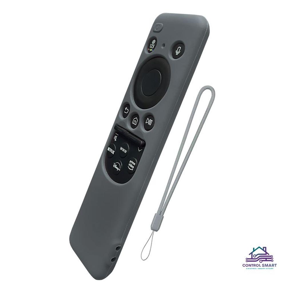 Funda Para Control Samsung Solar Smart Tv Modelo 2023- Plomo