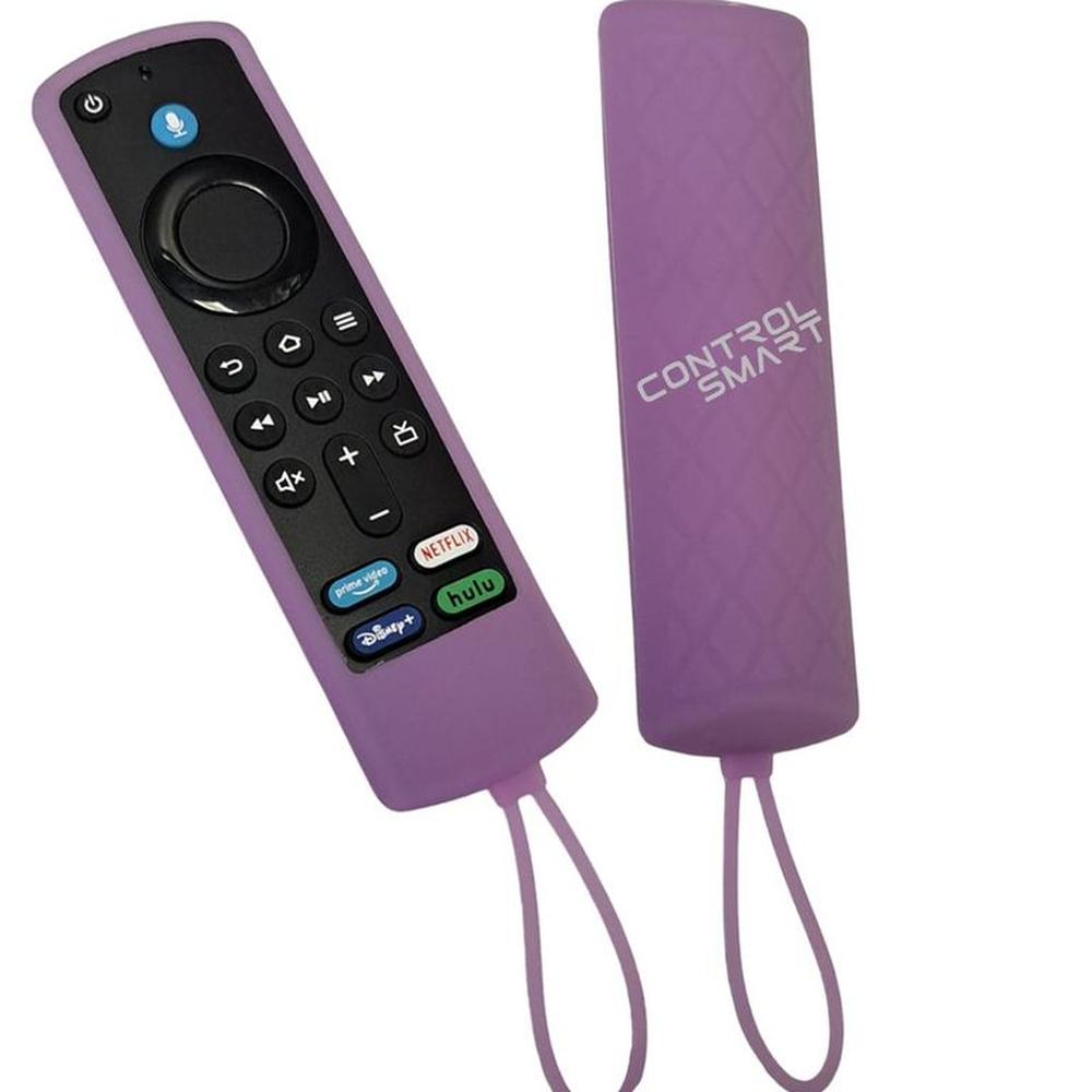 Funda Protectora Para Control Amazon Fire Tv Stick -Lila forescente